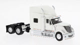 HO Brekina 85827 White 2010 International Lonestar Sleeper Semi Tractor