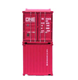 N Scale Jacksonville Terminal 205445 ONE (FBIU) Pink 20' Corrugated Container #3