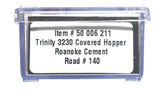 N Scale Atlas 50006211 Roanoke Cement RCCX #140 Trinity 3230 PD Covered Hopper