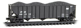 N Micro Trains 108 00 660 Penn Central PC 481915 100-Ton 3-Bay Hopper w/Load