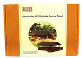 HO Scale Rock Island Hobby 42100 Pre-Built Railside Animal Shed Cattle Pen