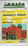 HO Scale Smalltown USA 699-6003 Jessica's Salon Kit
