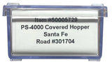 N Scale Atlas 50005729 Santa Fe ATSF 301704 PS-4000 3-Bay Covered Hopper