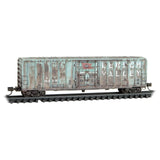 N Scale Micro Trains 027 44 520 Weathered Lehigh Valley LV 8319 50' Boxcar