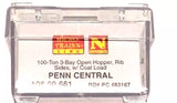 N Micro Trains 108 00 661 Penn Central PC 483187 100-Ton 3-Bay Hopper w/Load