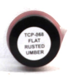 Tru-Color TCP-868 Flat Rusted Umber 1 oz Paint Bottle