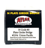 Scale Atlas 2554 Union Pacific Code 80 Plate-Girder Bridge