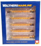 HO Scale Walthers MainLine 910-55679 BNSF SFLC 1053 Thrall 5-Unit Rebuilt 40' Well Car