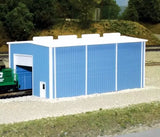 N Scale Pikestuff 541-8002 Blue 30 x 60' Small Engine House Building Kit