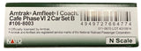 N Scale Kato 106-8003 Amfleet I Phase VI Coach & Cafe Two Car Set B