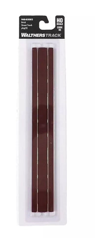 HO Scale Walthers 948-83082 Code 83 Brick Street Track (2) pcs