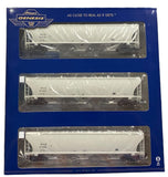 HO Scale Athearn G97166 General American Marks GCCX Trinity 3-Bay Covered Hopper Set #2