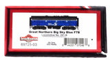 N Scale Intermountain 69725-03 Great Northern Big Sky Blue F7b 281-B DCC Ready