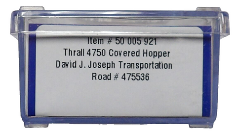 N Scale Atlas 50005921 David J Joseph DTJX 475536 Thrall 3-Bay Covered Hopper