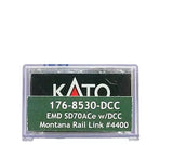 N Scale Kato 176-8530-DCC Montana Rail Link MRL 4400 SD70ACe w/DCC