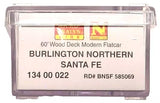 N Scale Micro Trains 134 00 022 BNSF 585069 60’ Thrall flat car