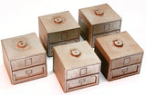 HO Scale Chooch 7287 Large Barium Oxide Bins Freight Car Load