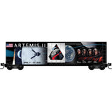 N Scale Micro Trains 38100660 ARTEMIS II Commemorative 50' Plug-Door Boxcar