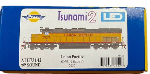 HO Scale Athearn 73142 Union Pacific 2929 SD40T-2 DCC Sound