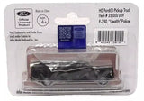 HO Atlas 35000009 Ford F-350 Black Sealth Police Crew-Cab Pickup Truck w/Cap