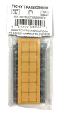 HO Scale Tichy Train Group 8244 1/1 Double Hung Window pkg (12)