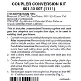 N Scale Micro Trains 130007 Rivarossi, CON-COR Locomotive Coupler Conversion Kit