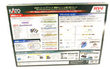 HO Scale Kato Unitrack 3-114 HV4 Powered Crossover Set w/#6 Turnouts