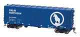 InterMountain 46003-41 Great Northern GN 11733 Big Sky Blue 40' 12-Panel Boxcar