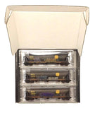 N Scale Micro Trains  983 05 097 Weathered Kansas City Southern KCS 3-Bay Covered Hopper 3-Pack
