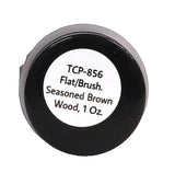 Tru-Color TCP-856 Flat Seasoned Brown Wood 1 oz Paint Bottle