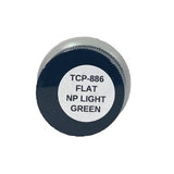 Tru-Color TCP-886 Brushable Flat Northern Pacific Light Green 1 oz Paint Bottle