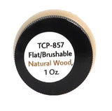Tru-Color TCP-857 Flat Natural Wood 1 oz Paint Bottle
