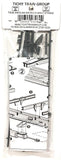 HO Scale Tichy Train Group 3089 40' Flat Car Fishbelly Underframe Kit