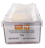 N Scale Micro Trains 12344017 TTX TBOX 665661 60' Double Door High-Cube Boxcar