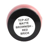 Tru-Color TCP-427 Brownish-Red Brick 1 oz Paint Bottle
