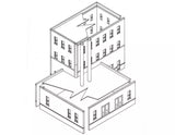 N Scale Design Preservation 50500 Goodnight Mattress Company Building Kit