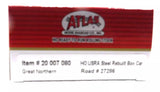 HO Scale Atlas 20007080 Great Northern GN 27286 USRA Steel Rebuilt 40' Boxcar
