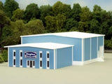 N Scale Pikestuff 541-8015 Blue 70' x 100' Hughes Tool & Plastics Building Kit