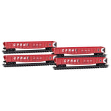 N Scale Micro Trains 983 00 239 Canadian Pacific CP 50' Steel Gondola (4) Pack