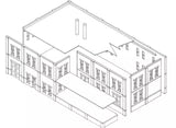 N Scale Design Preservation 50600 Gripp's Luggage Manufacturing Building Kit