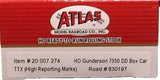 HO Atlas 20007274 TTX TBOX 630197 Gunderson 7550 60' Double Plug-Door Boxcar