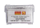 N Micro Trains 10500037 Southern 62878 50' 15-Panel Fixed-End Gondola w/Cover