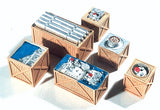 HO Scale Chooch 7251 Open Crates Freight Car Load 6-Pack