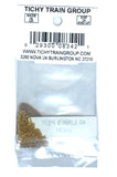 HO Scale Tichy Train Group 8342 Brass Chain Assortment 18" Long
