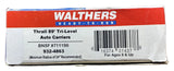 HO Scale Walthers Gold 932-4863 BNSF Cross-Logo Tri-level Enclosed Auto Carrier