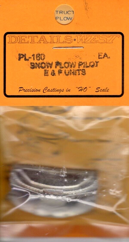 HO Scale Details West PL-160 Snow Plow Pilot E & F Units