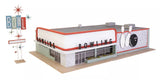 HO Scale Walthers Cornerstone 933-4118 Vintage Bowling Alley Kit