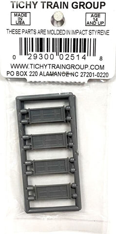 N Scale Tichy Train Group 2514 6-Panel 30" x 96" Door w/Frame (6) pcs