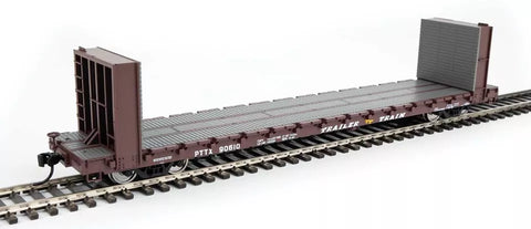 HO Scale Walthers 910-5875 Trailer Train PTTX 90610 60' PS Bulkhead Flatcar