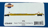 HO Scale Athearn 64018 TTX 361001 57' All Purpose 3 unit Spine Car